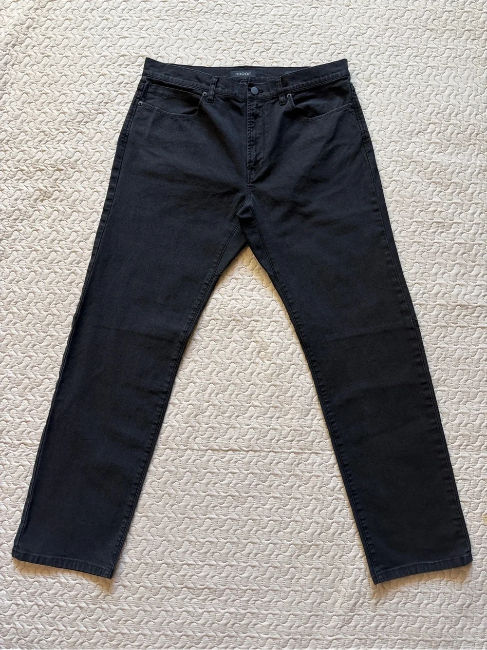 PROOF Rover Pants Mens 34x32 Black Straight Stretch Canvas